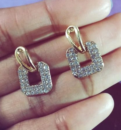square hoop earrings