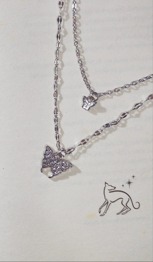 Layered Butterfly Necklace