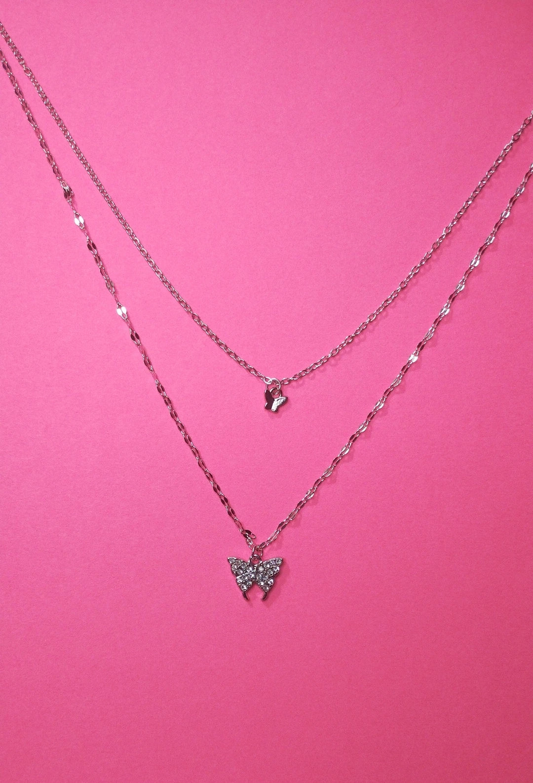 Layered Butterfly Necklace